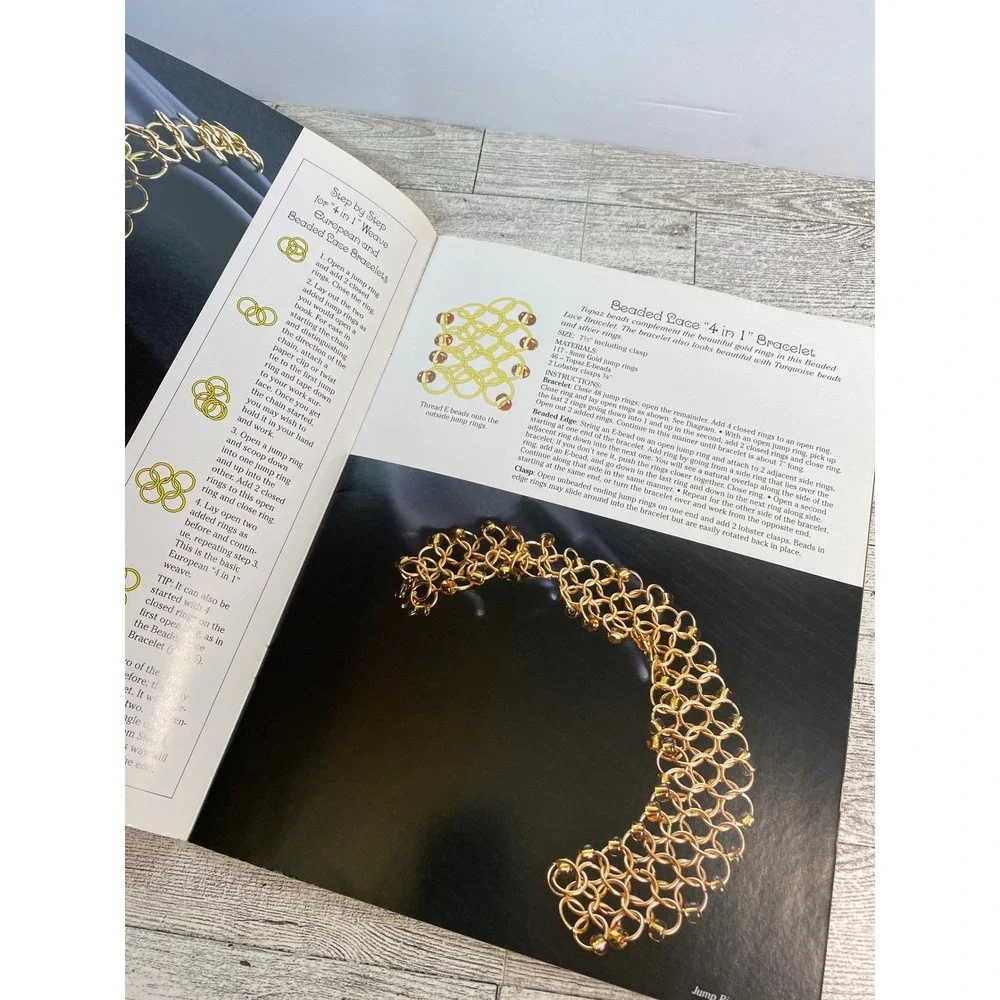 Jump Ring Jewelry Terry Ricioli 2008 DIY Craft Instructional‎ Book 3417